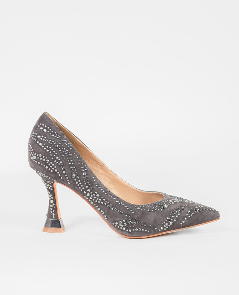 ZAPATO TACÓN BRILLOS